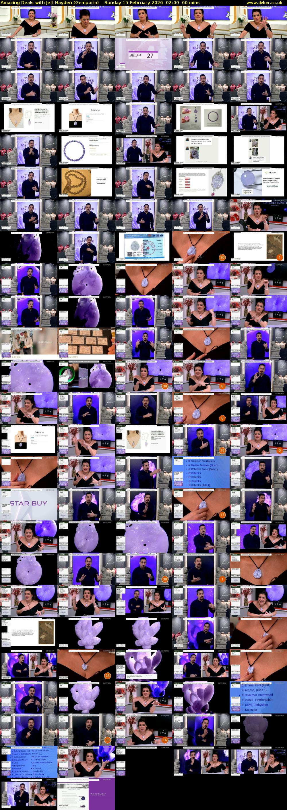 Amazing Deals With Jeff Hayden (Gemporia) Sunday 15 February 2026 02:00 - 03:00