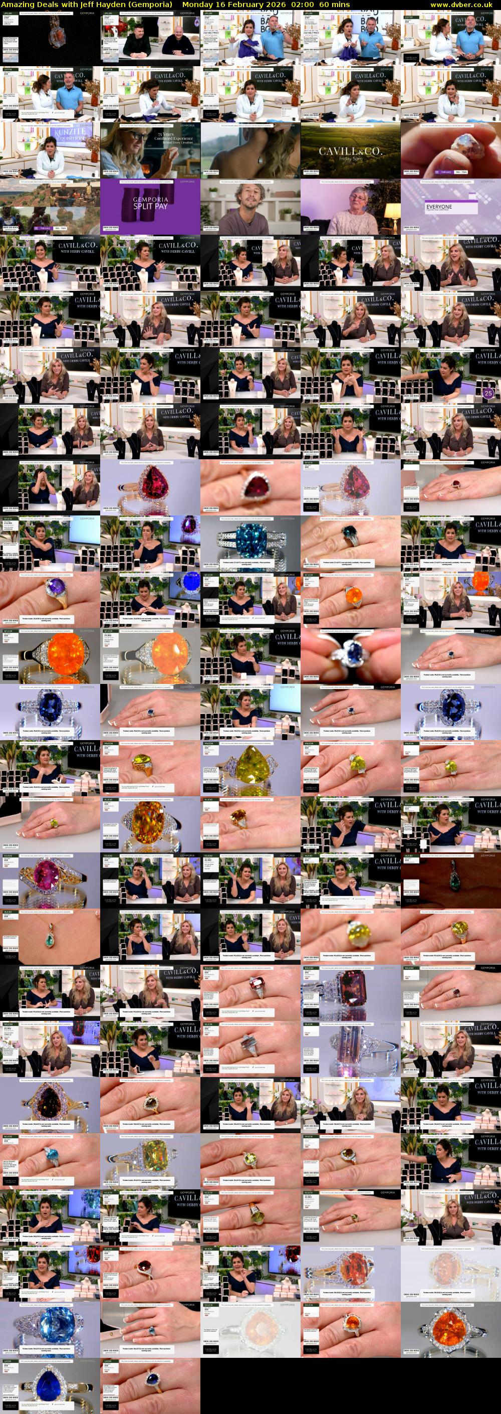 Amazing Deals With Jeff Hayden (Gemporia) Monday 16 February 2026 02:00 - 03:00