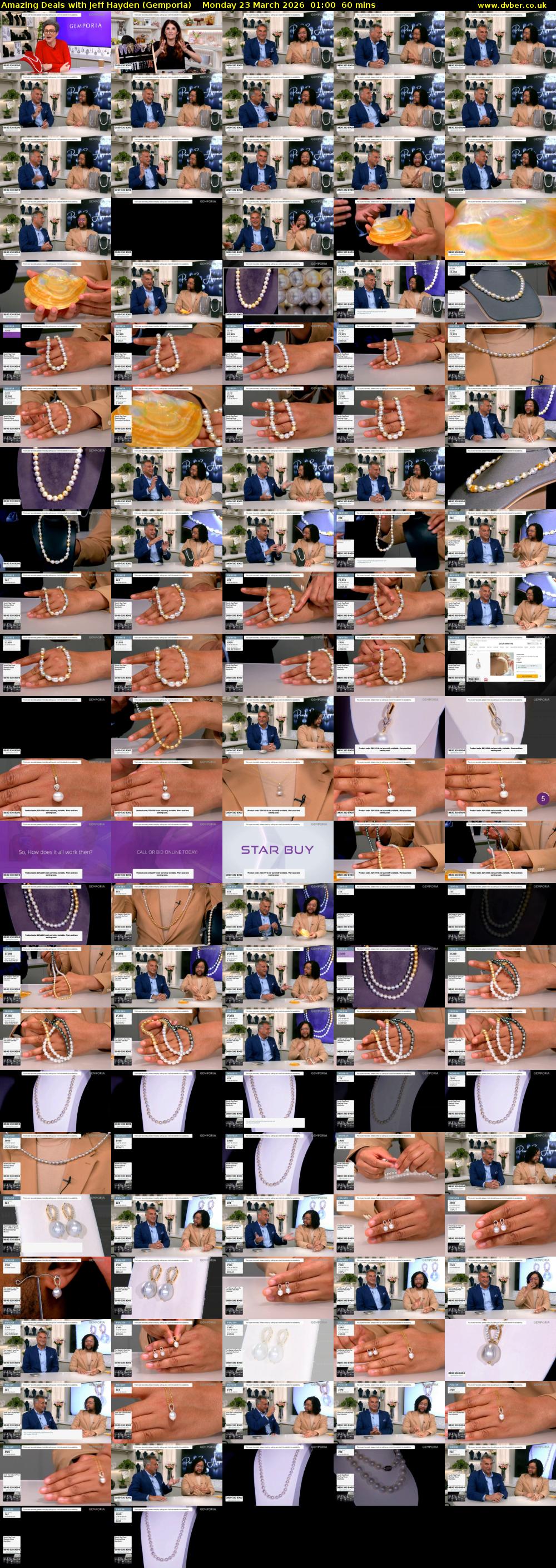 Amazing Deals With Jeff Hayden (Gemporia) Monday 23 March 2026 01:00 - 02:00