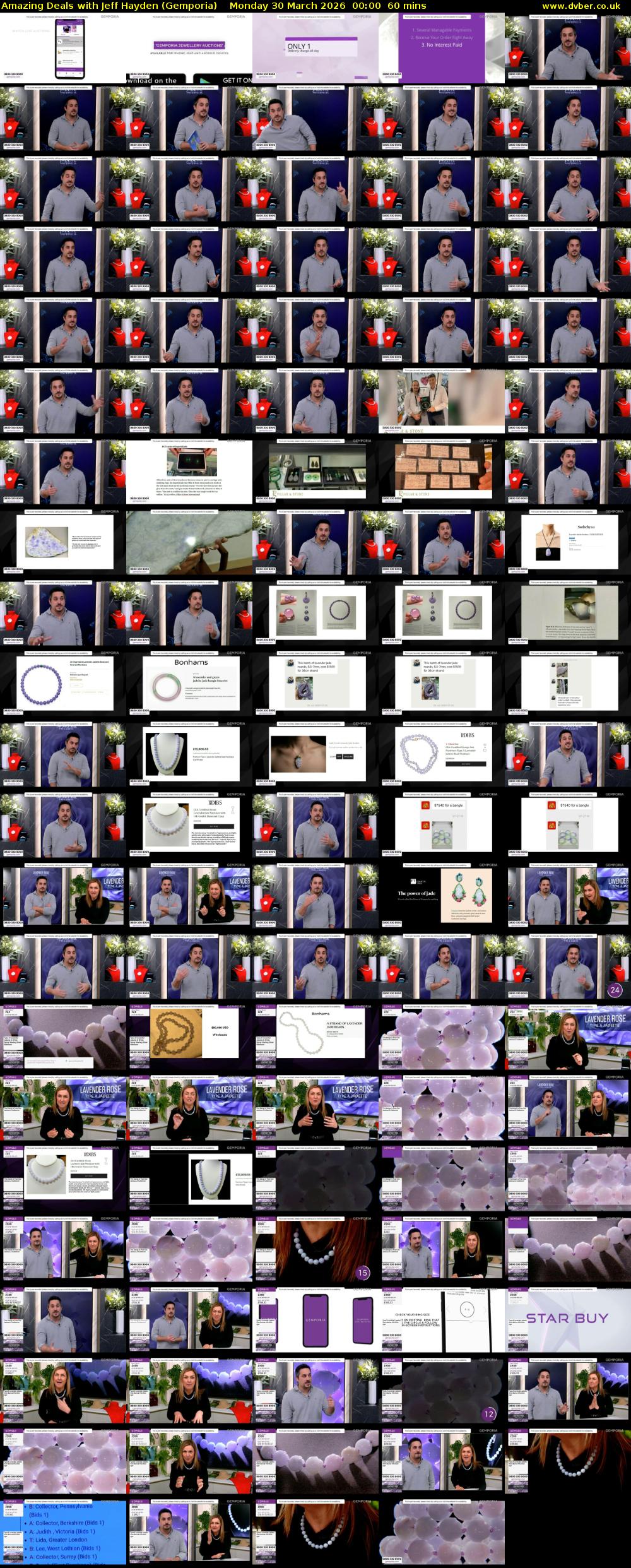 Amazing Deals With Jeff Hayden (Gemporia) Monday 30 March 2026 00:00 - 01:00