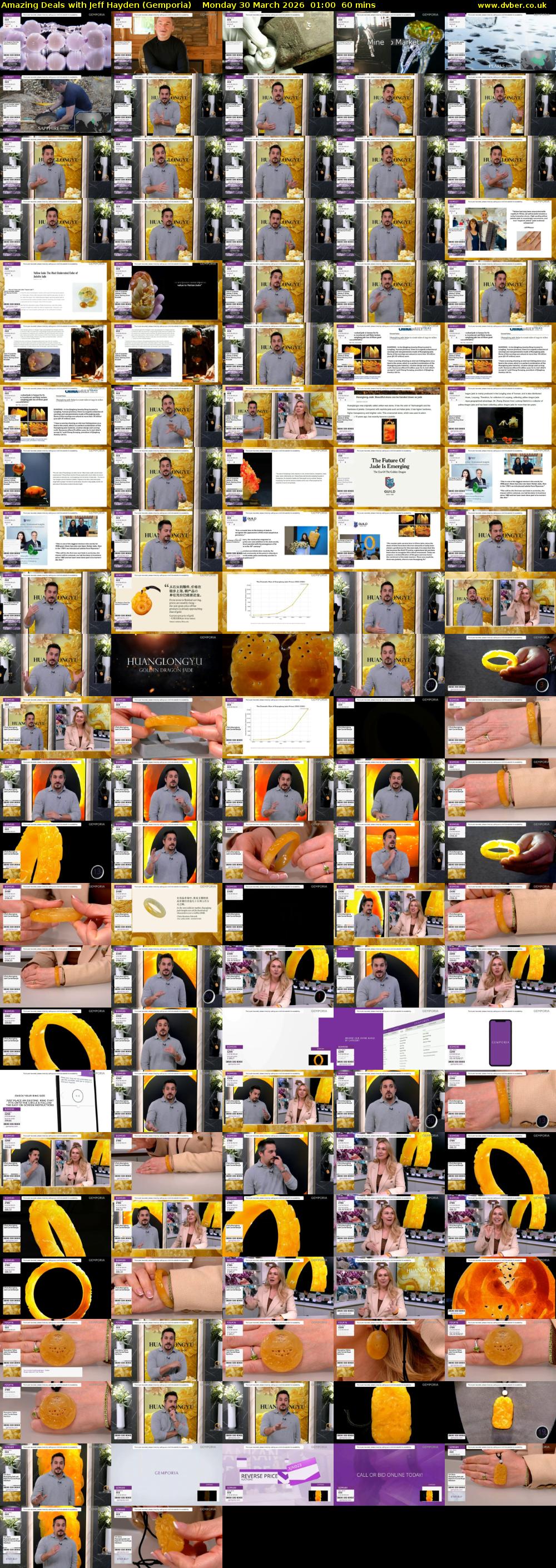 Amazing Deals With Jeff Hayden (Gemporia) Monday 30 March 2026 01:00 - 02:00