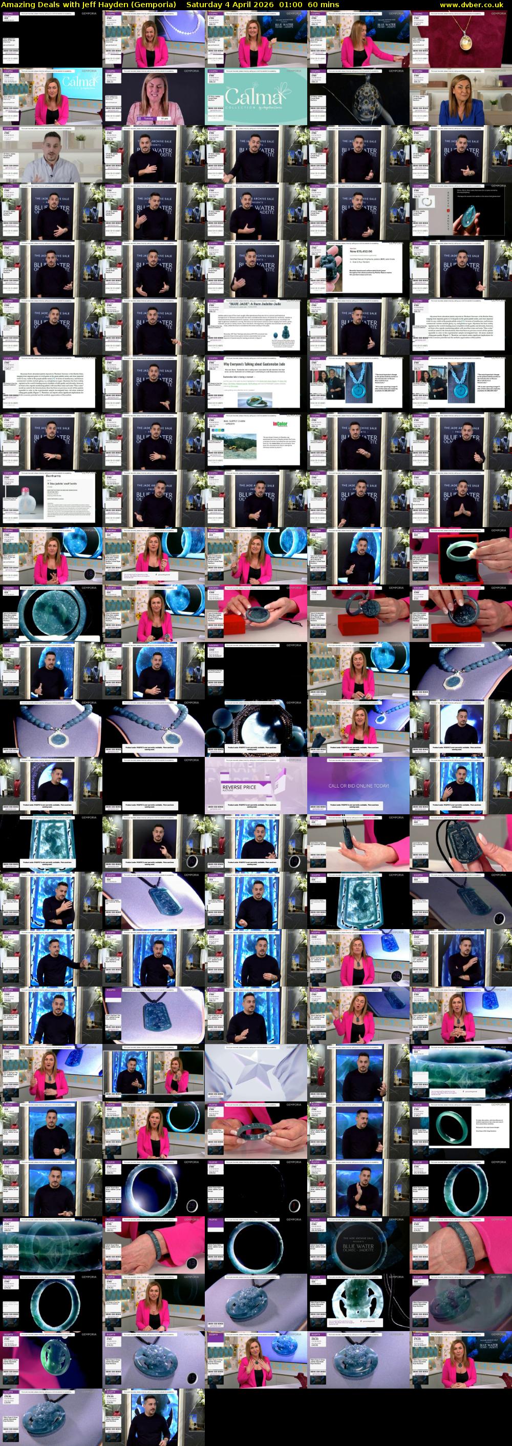 Amazing Deals With Jeff Hayden (Gemporia) Saturday 4 April 2026 01:00 - 02:00