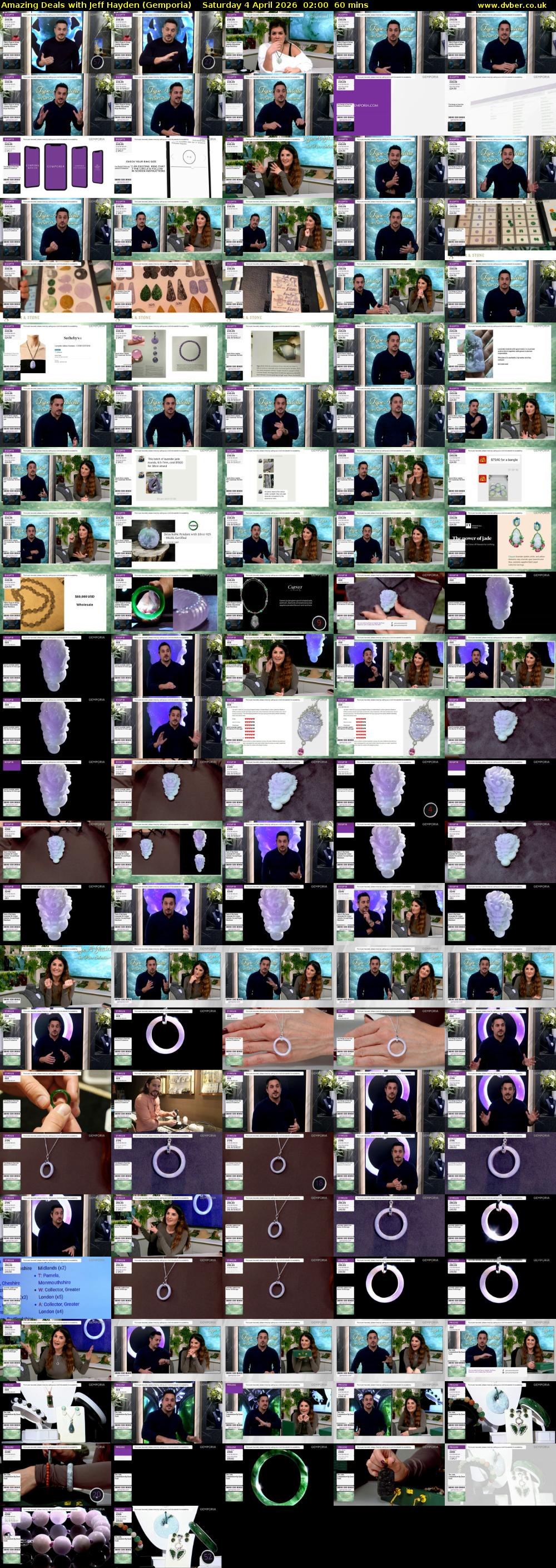 Amazing Deals With Jeff Hayden (Gemporia) Saturday 4 April 2026 02:00 - 03:00