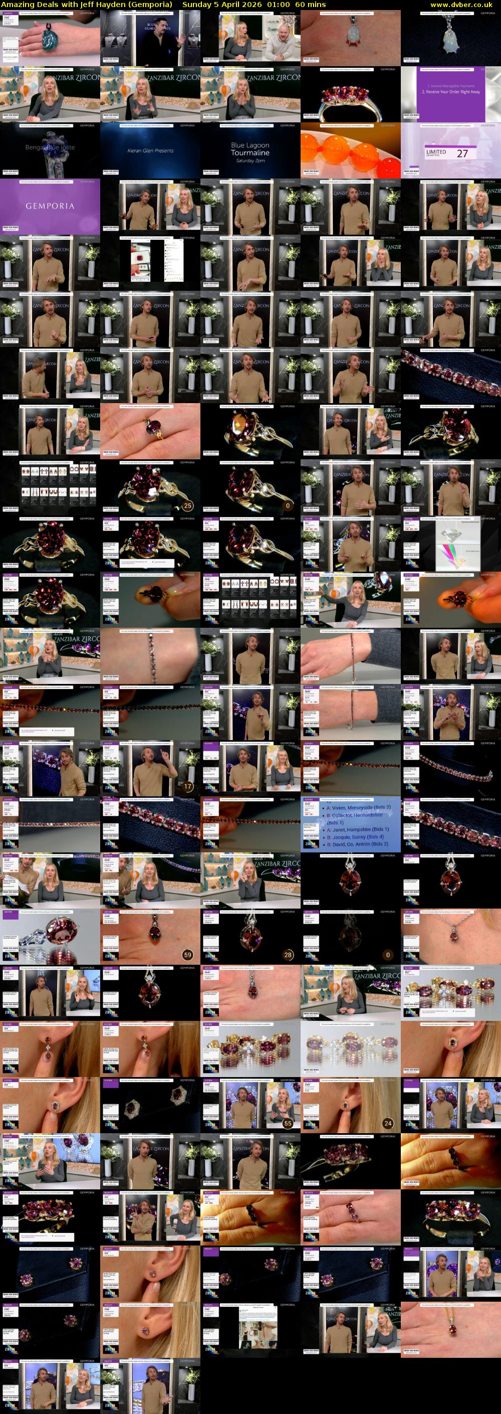 Amazing Deals With Jeff Hayden (Gemporia) Sunday 5 April 2026 01:00 - 02:00