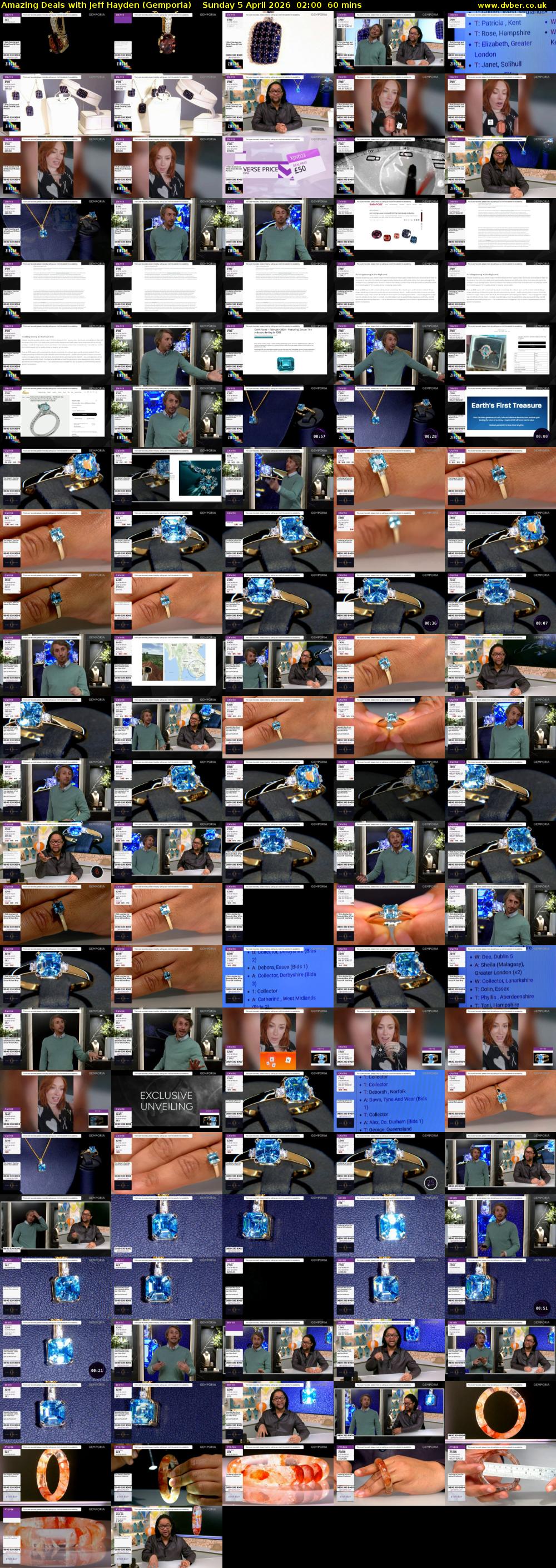 Amazing Deals With Jeff Hayden (Gemporia) Sunday 5 April 2026 02:00 - 03:00