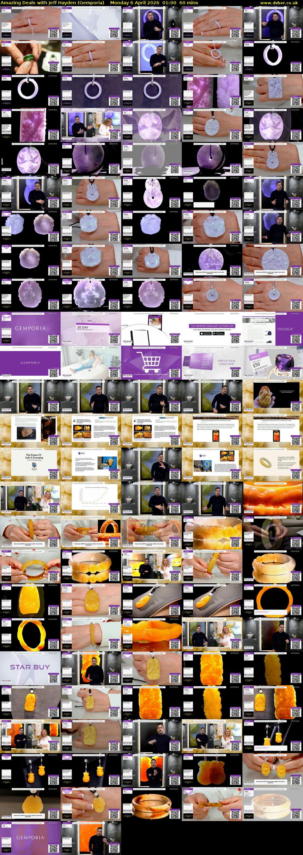 Amazing Deals With Jeff Hayden (Gemporia) Monday 6 April 2026 01:00 - 02:00