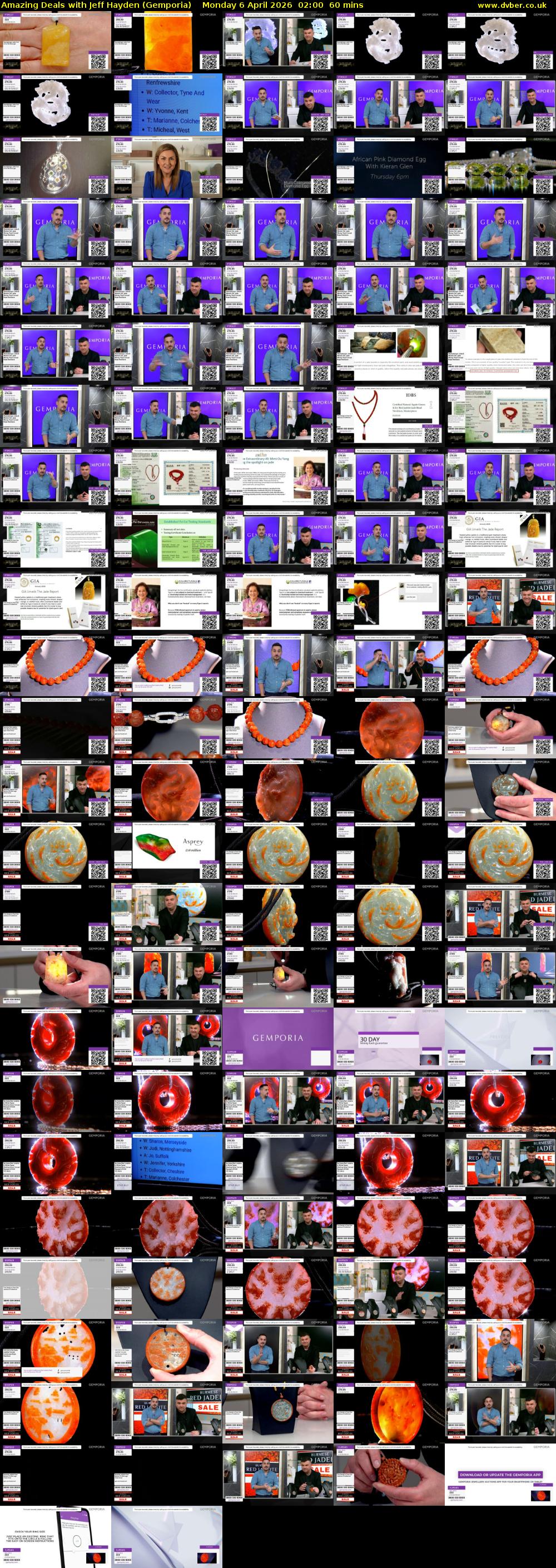 Amazing Deals With Jeff Hayden (Gemporia) Monday 6 April 2026 02:00 - 03:00