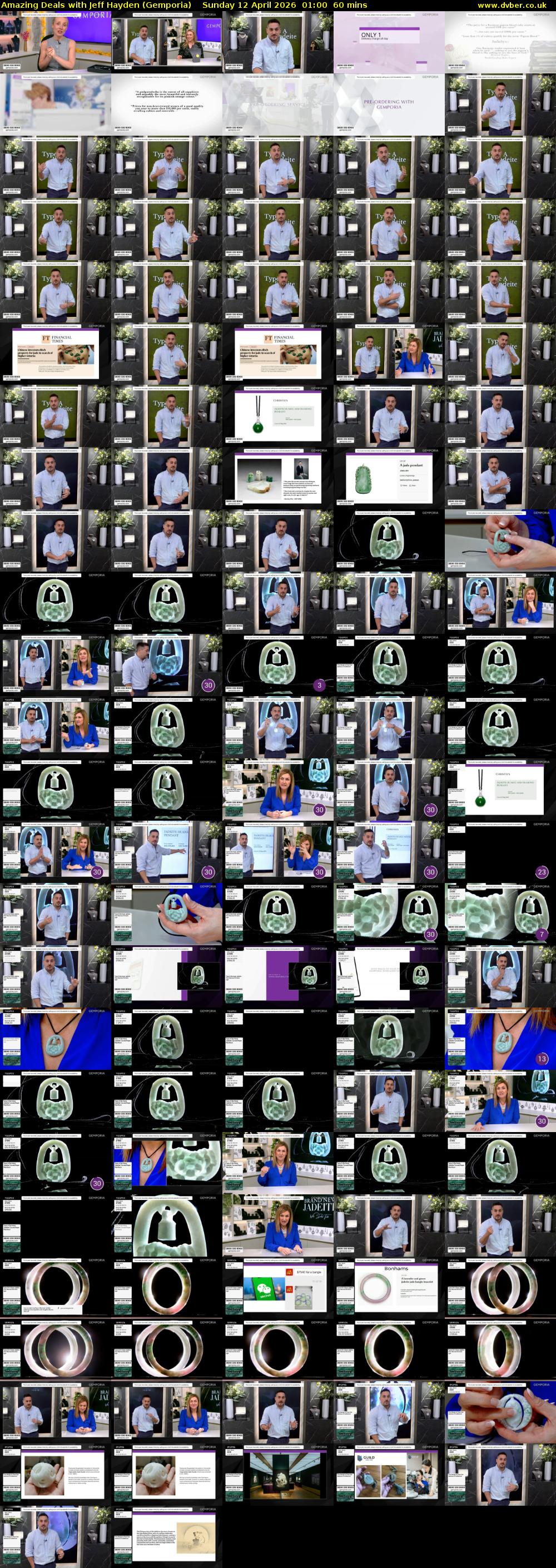 Amazing Deals With Jeff Hayden (Gemporia) Sunday 12 April 2026 01:00 - 02:00