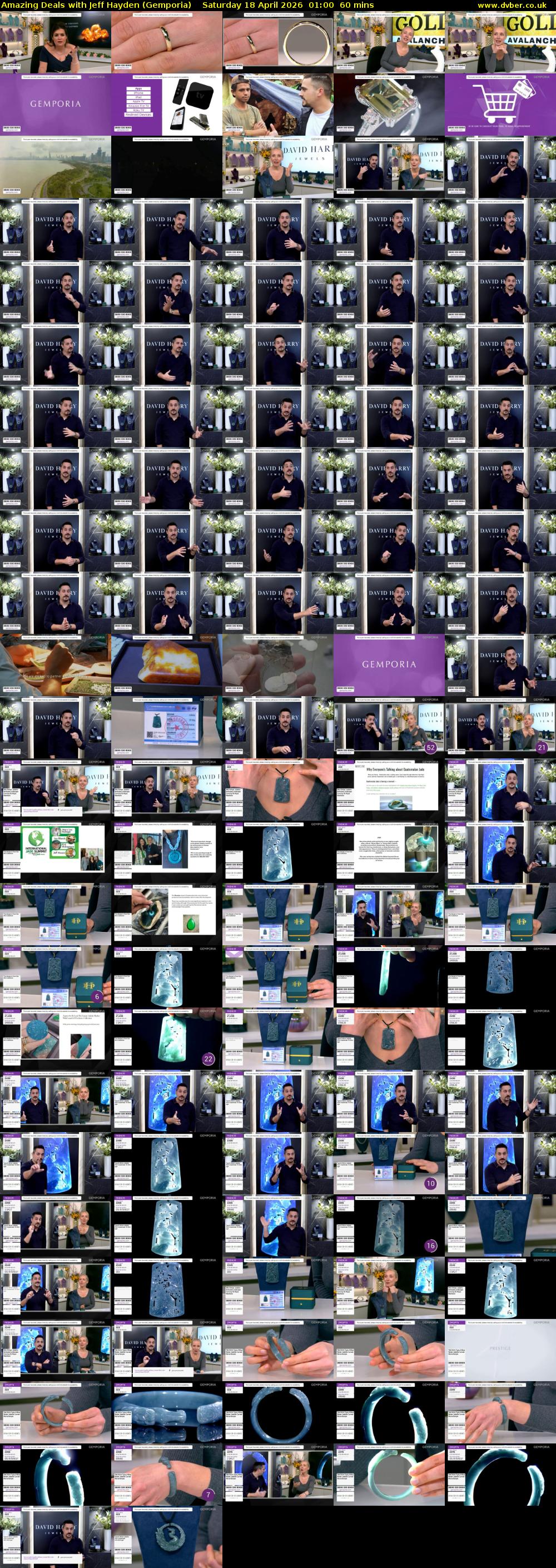 Amazing Deals With Jeff Hayden (Gemporia) Saturday 18 April 2026 01:00 - 02:00