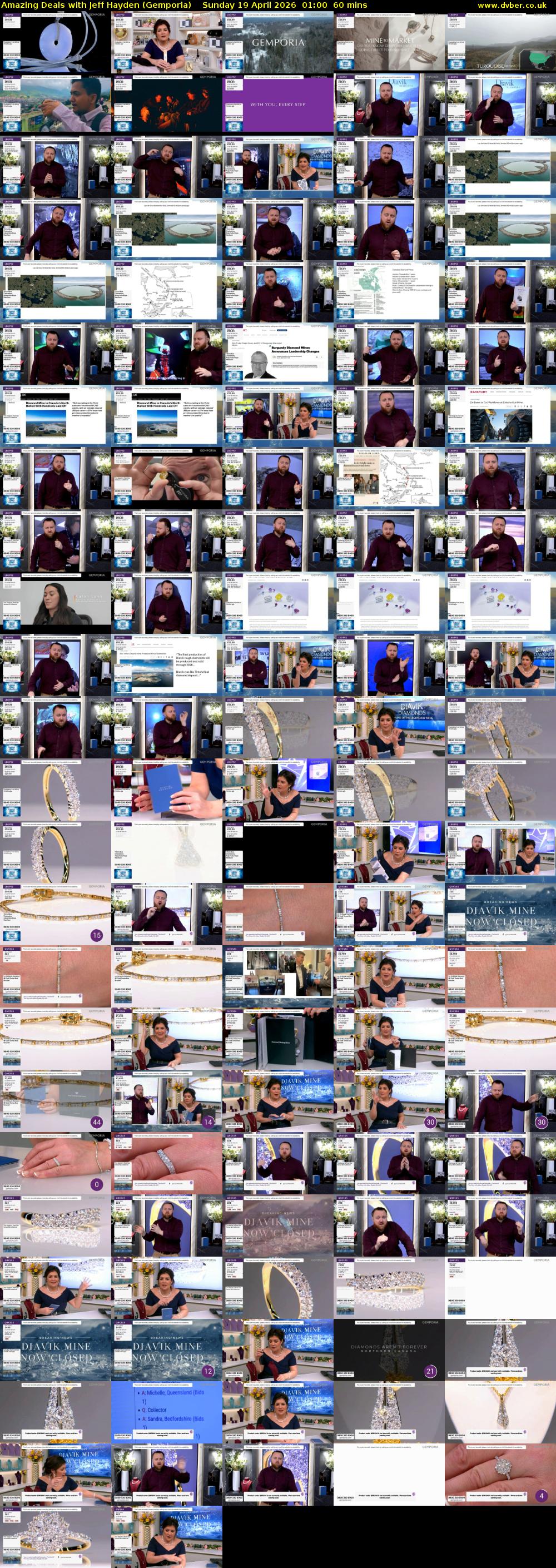 Amazing Deals With Jeff Hayden (Gemporia) Sunday 19 April 2026 01:00 - 02:00