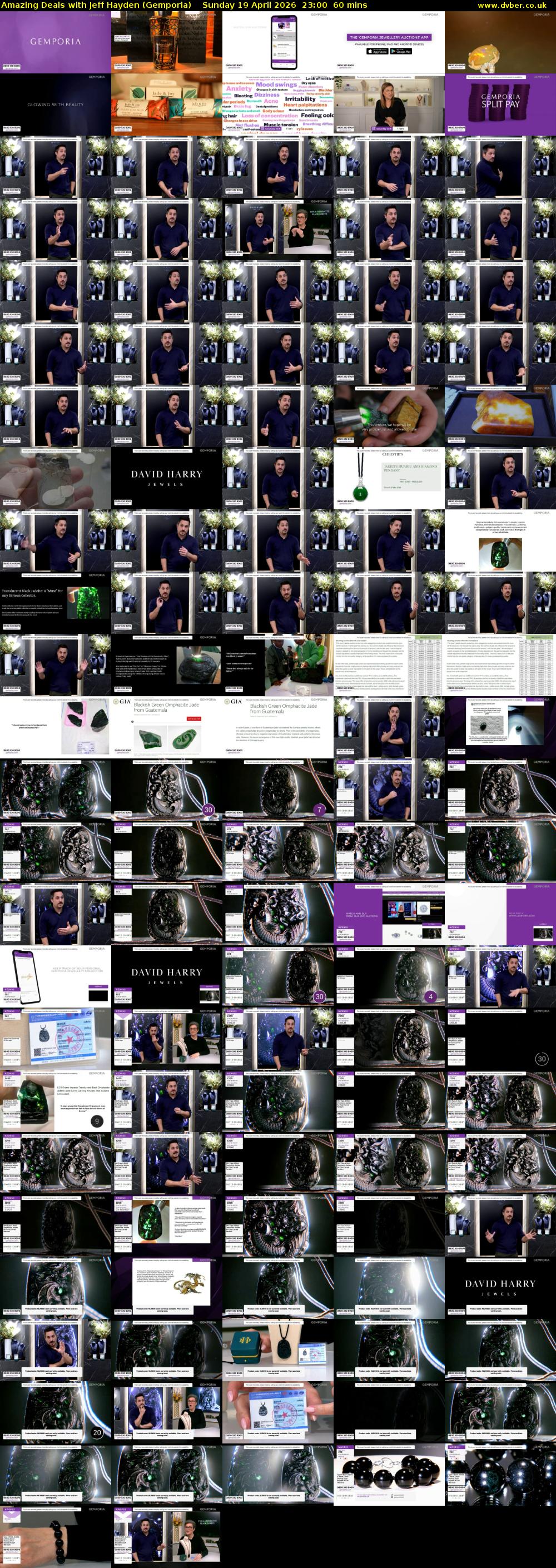 Amazing Deals With Jeff Hayden (Gemporia) Sunday 19 April 2026 23:00 - 00:00