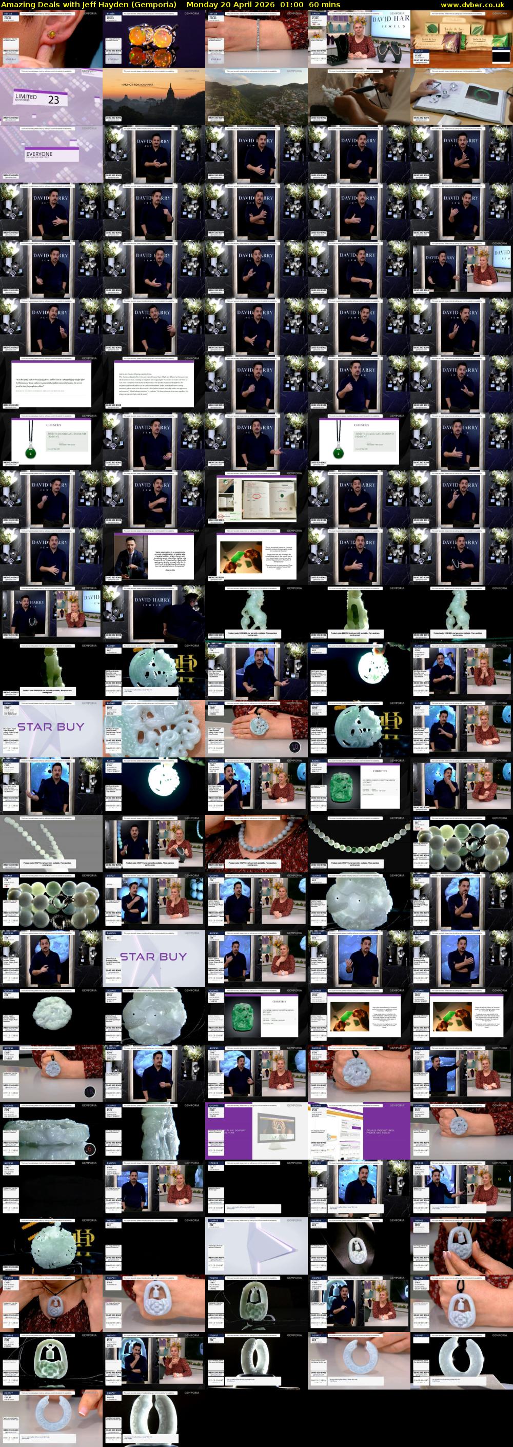 Amazing Deals With Jeff Hayden (Gemporia) Monday 20 April 2026 01:00 - 02:00