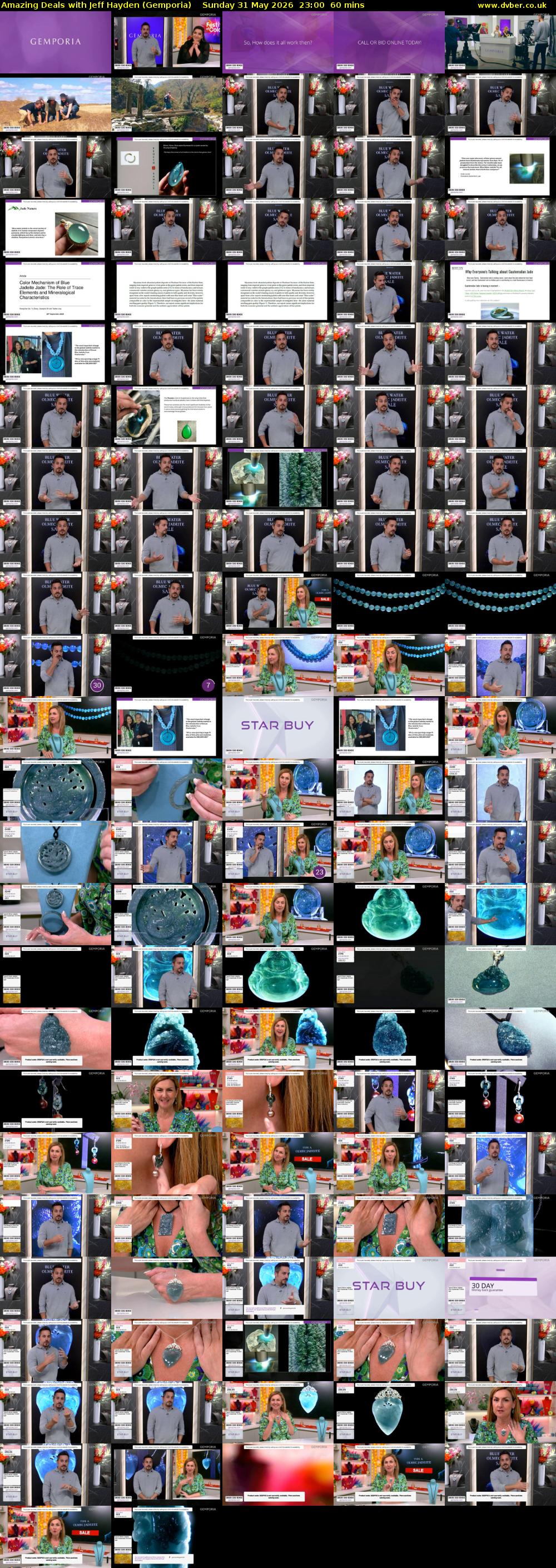Amazing Deals With Jeff Hayden (Gemporia) Sunday 31 May 2026 23:00 - 00:00