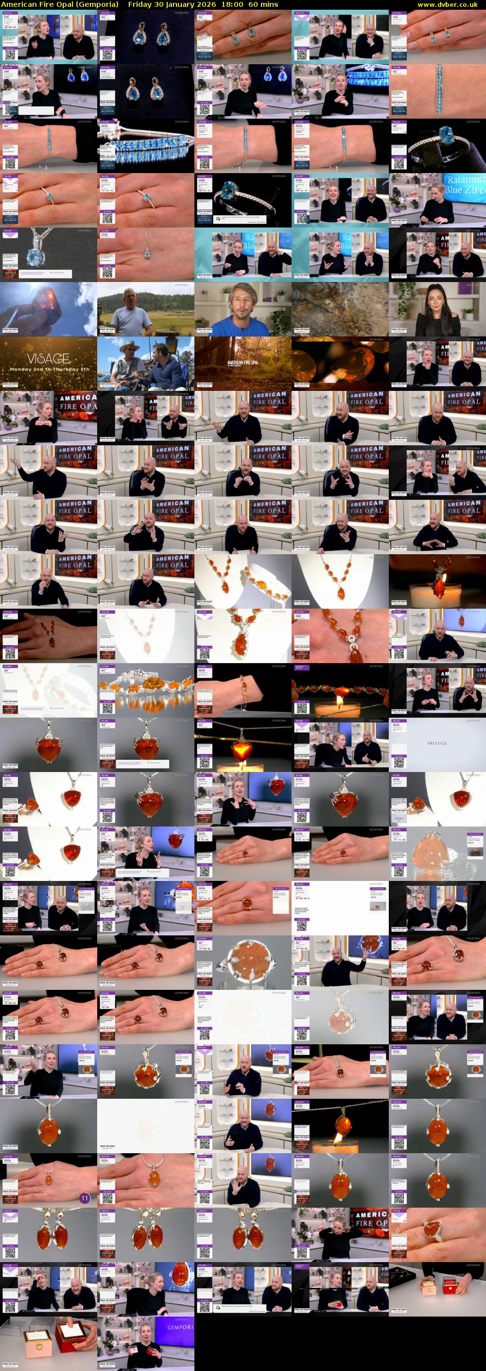 American Fire Opal (Gemporia) Friday 30 January 2026 18:00 - 19:00