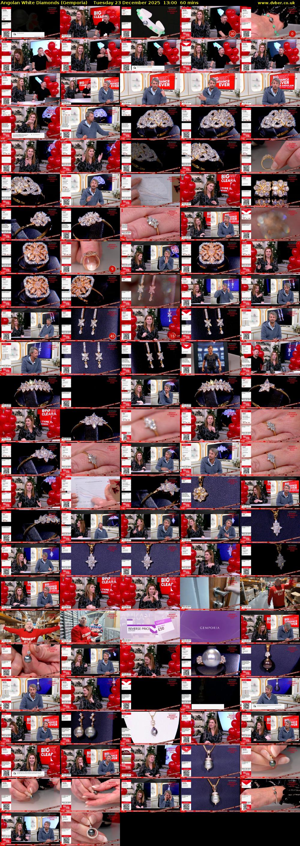 Angolan White Diamonds (Gemporia) Tuesday 23 December 2025 13:00 - 14:00