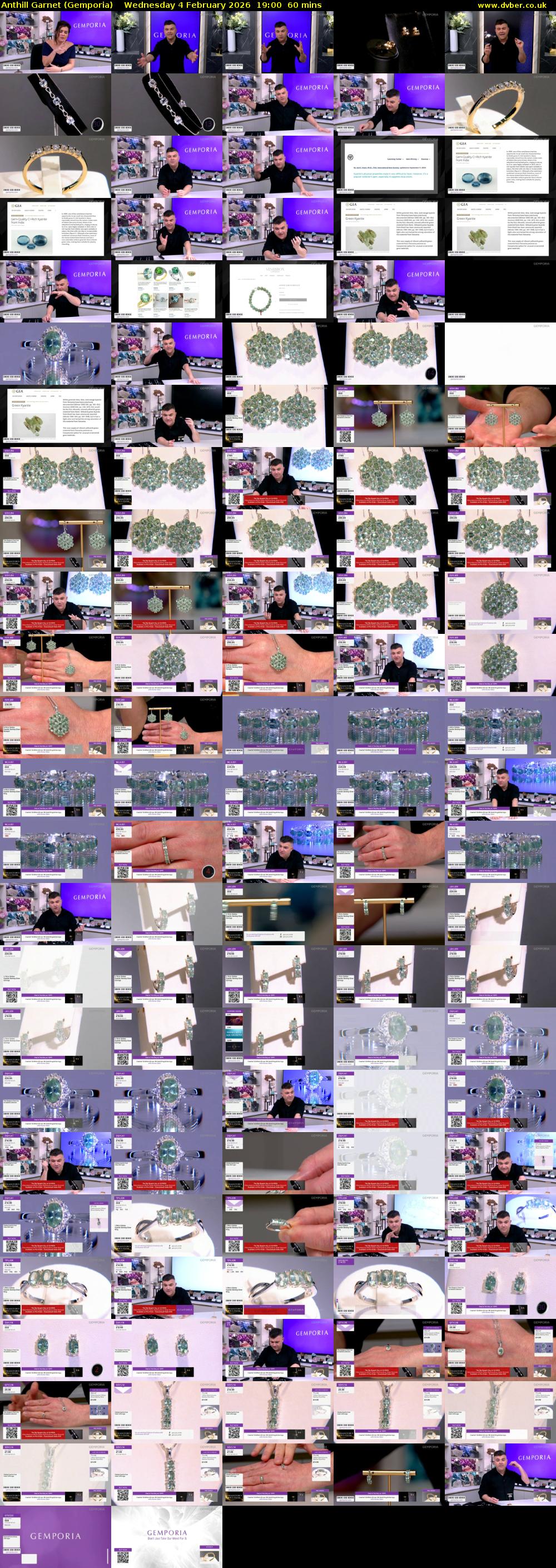 Anthill Garnet (Gemporia) Wednesday 4 February 2026 19:00 - 20:00