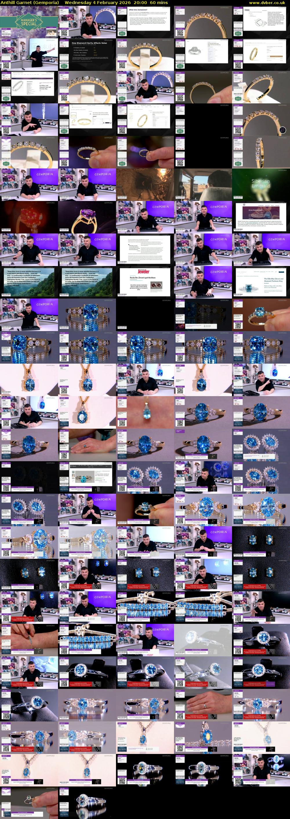 Anthill Garnet (Gemporia) Wednesday 4 February 2026 20:00 - 21:00