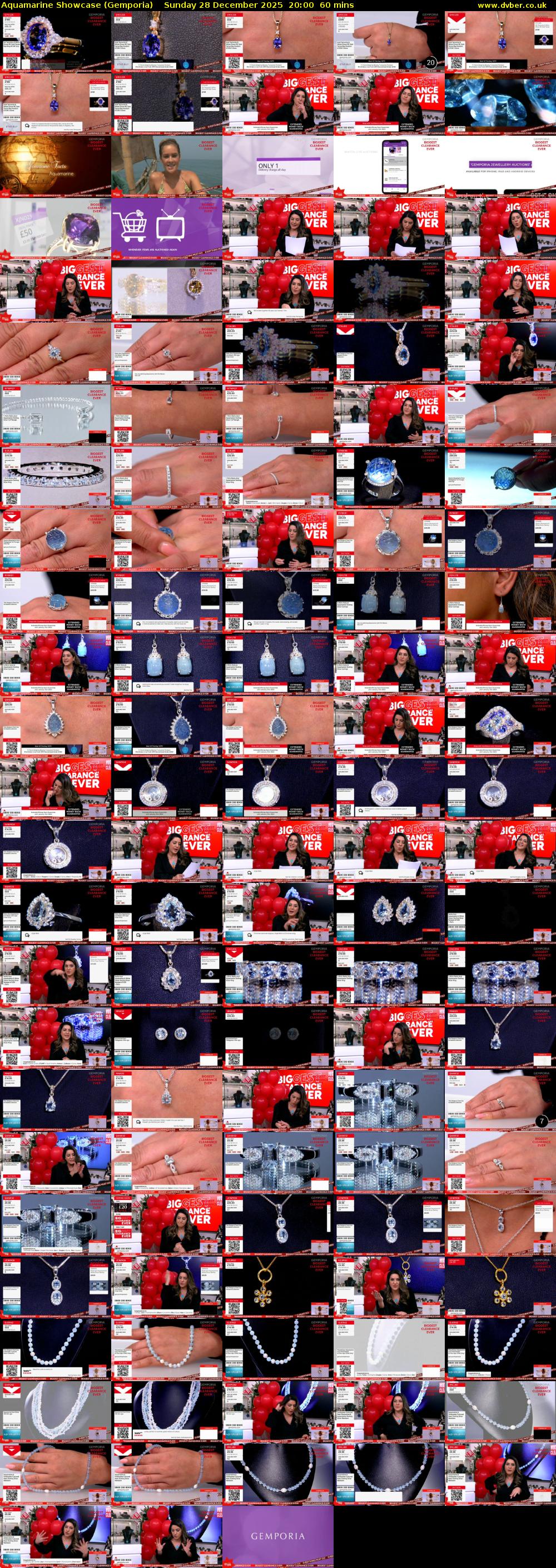 Aquamarine Showcase (Gemporia) Sunday 28 December 2025 20:00 - 21:00