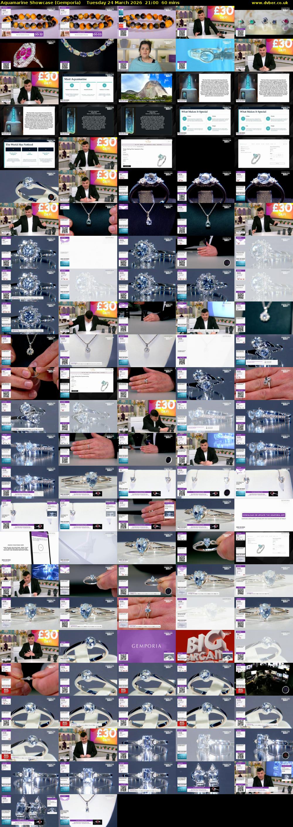 Aquamarine Showcase (Gemporia) Tuesday 24 March 2026 21:00 - 22:00