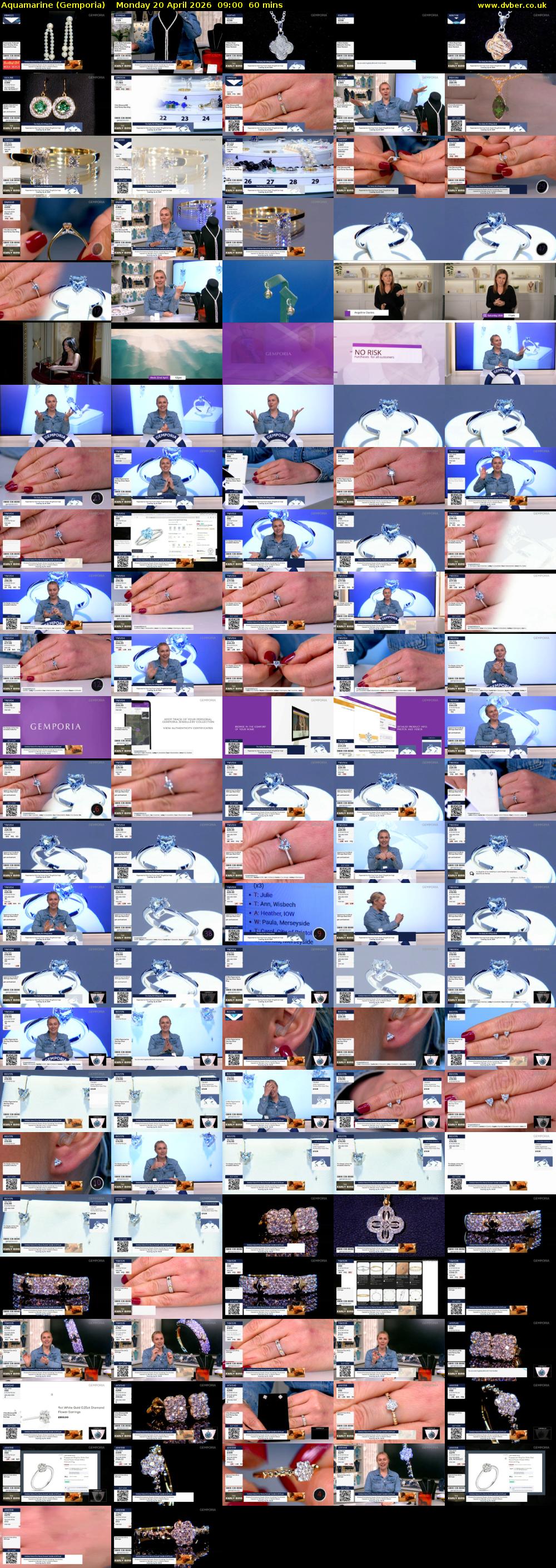 Aquamarine (Gemporia) Monday 20 April 2026 09:00 - 10:00