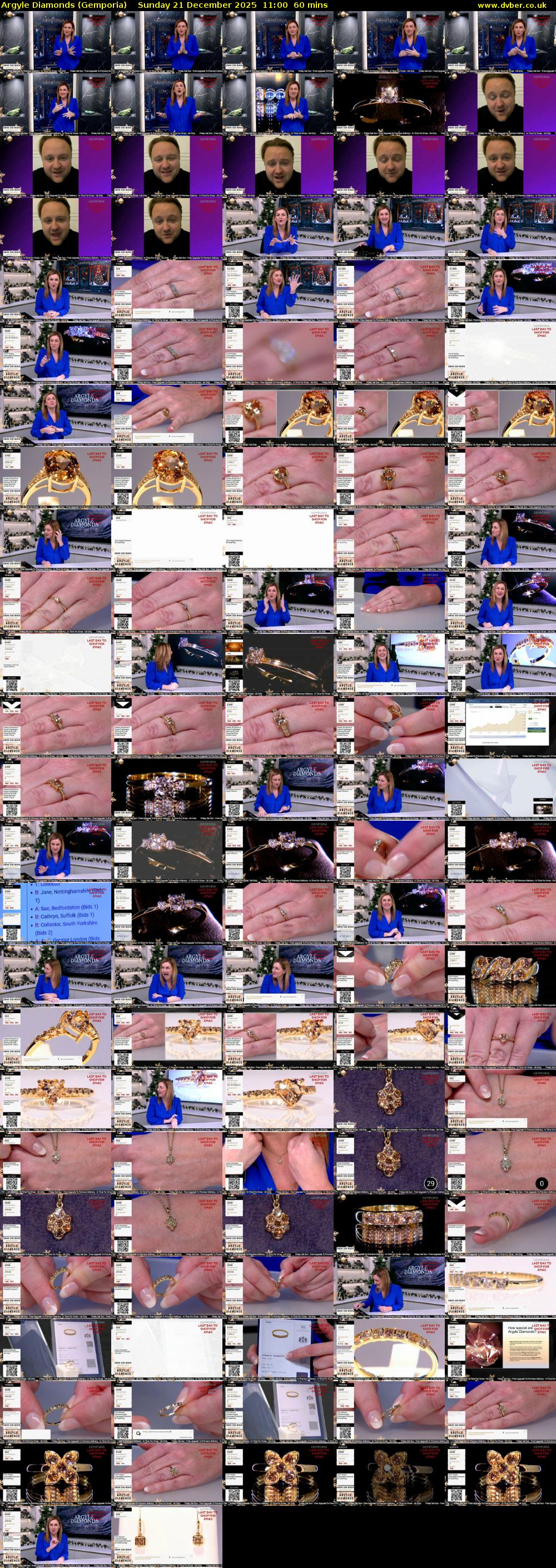 Argyle Diamonds (Gemporia) Sunday 21 December 2025 11:00 - 12:00