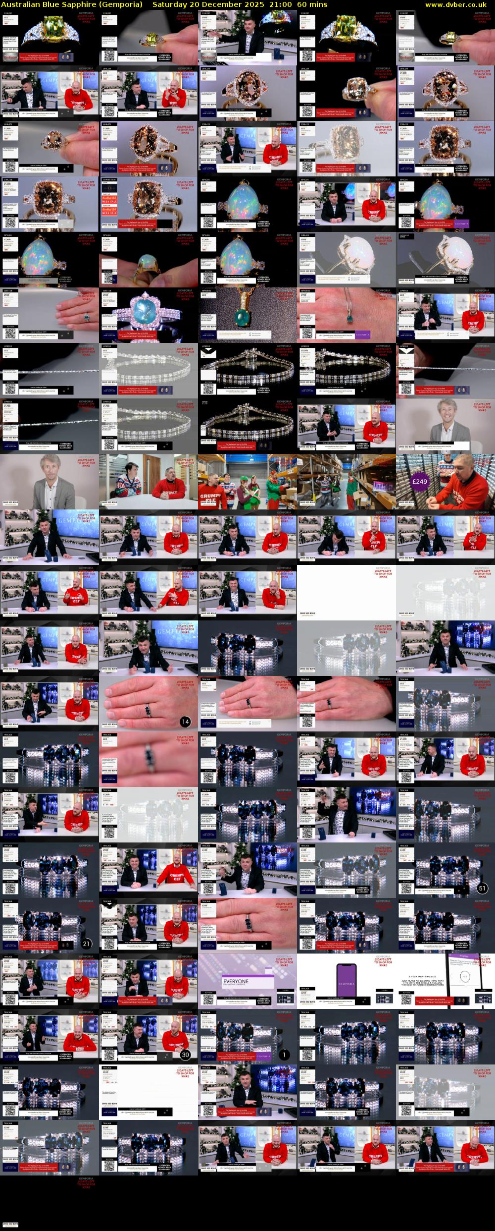 Australian Blue Sapphire (Gemporia) Saturday 20 December 2025 21:00 - 22:00