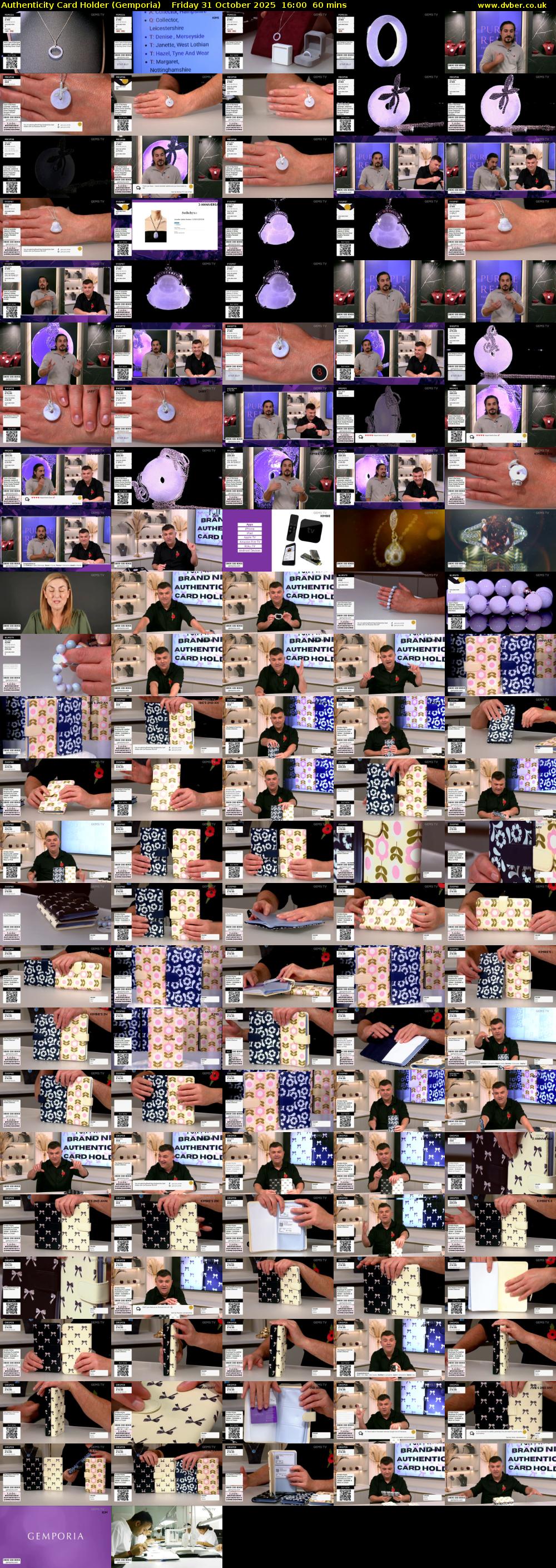 Authenticity Card Holder (Gemporia) Friday 31 October 2025 16:00 - 17:00