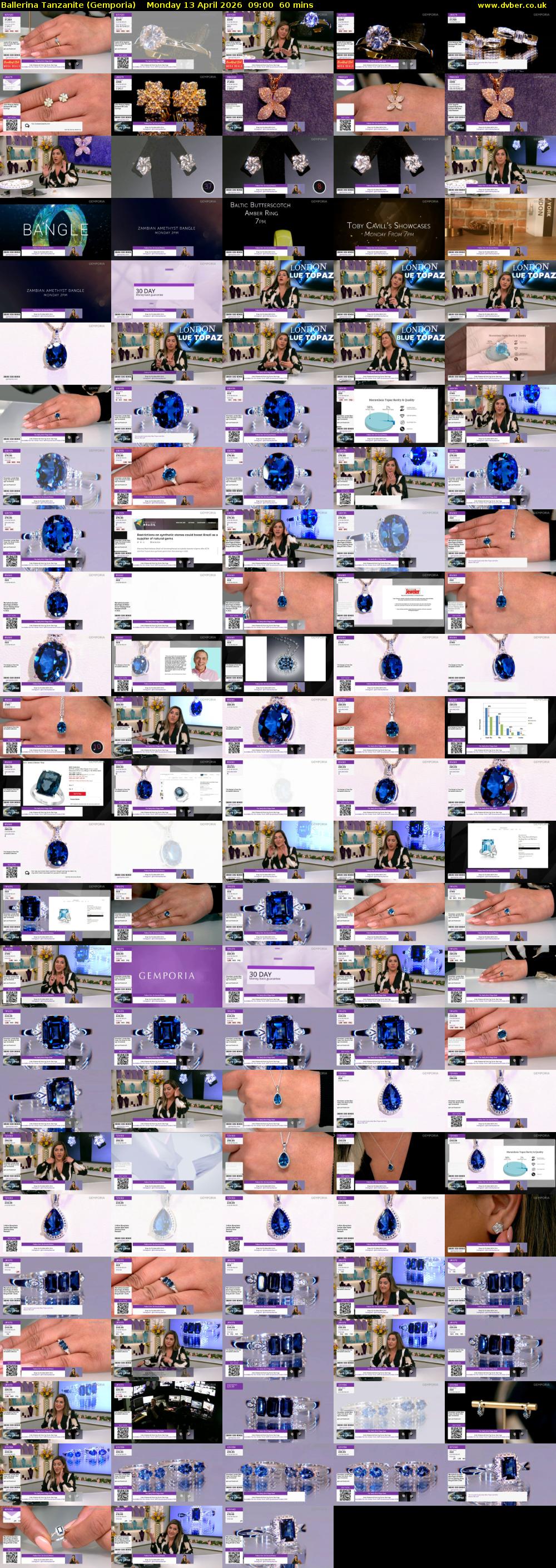 Ballerina Tanzanite (Gemporia) Monday 13 April 2026 09:00 - 10:00