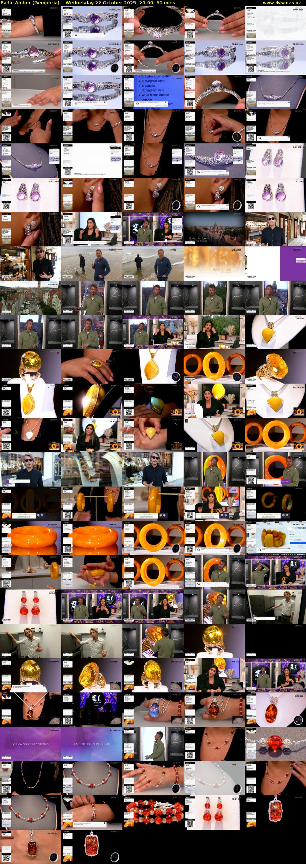 Baltic Amber (Gemporia) Wednesday 22 October 2025 20:00 - 21:00
