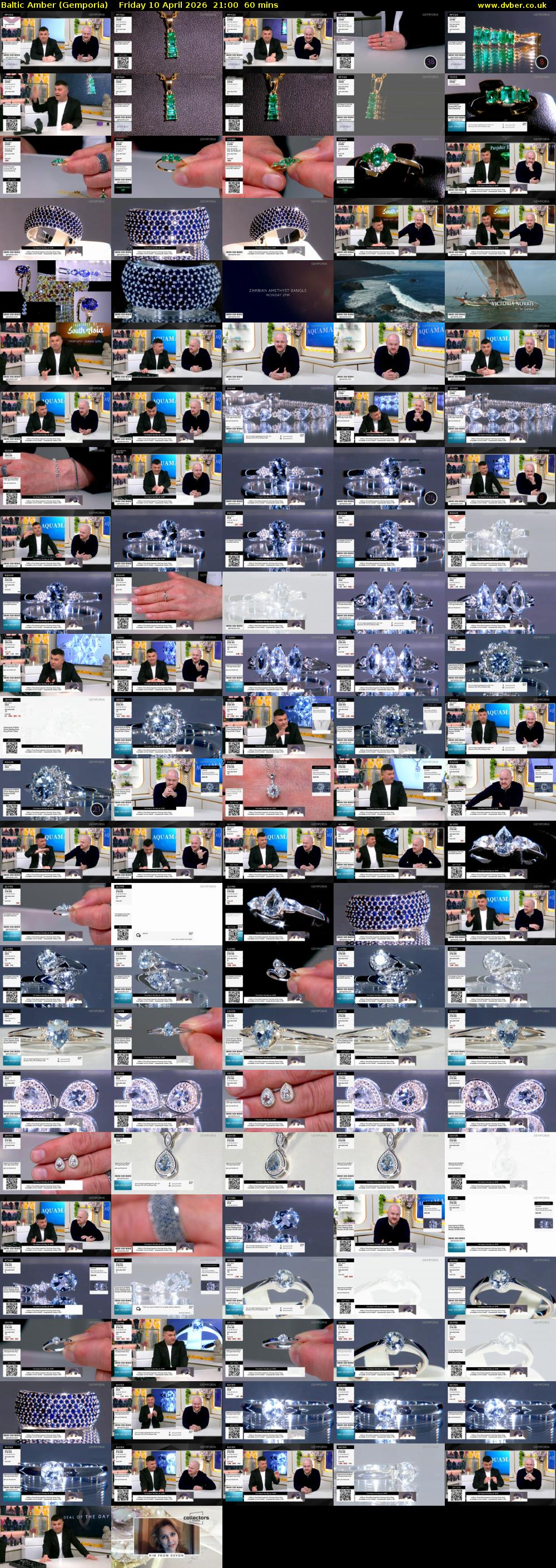 Baltic Amber (Gemporia) Friday 10 April 2026 21:00 - 22:00