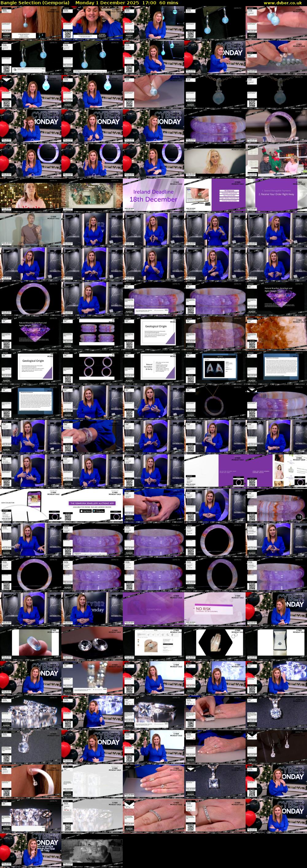 Bangle Selection (Gemporia) Monday 1 December 2025 17:00 - 18:00