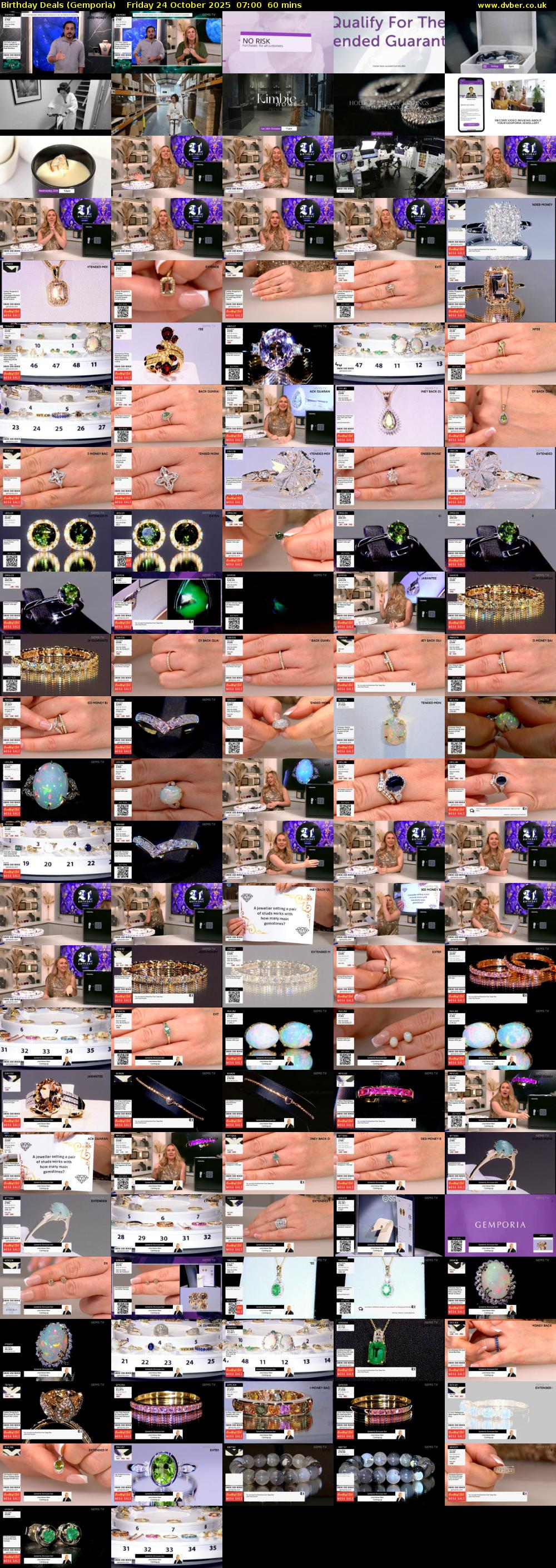 Birthday Deals (Gemporia) Friday 24 October 2025 07:00 - 08:00