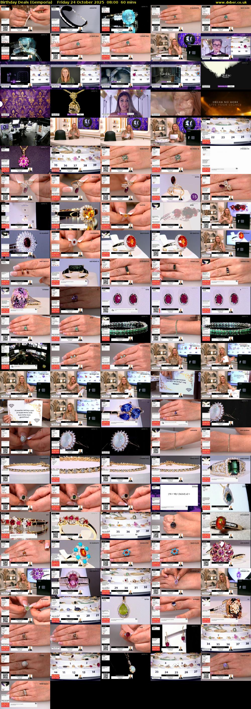 Birthday Deals (Gemporia) Friday 24 October 2025 08:00 - 09:00