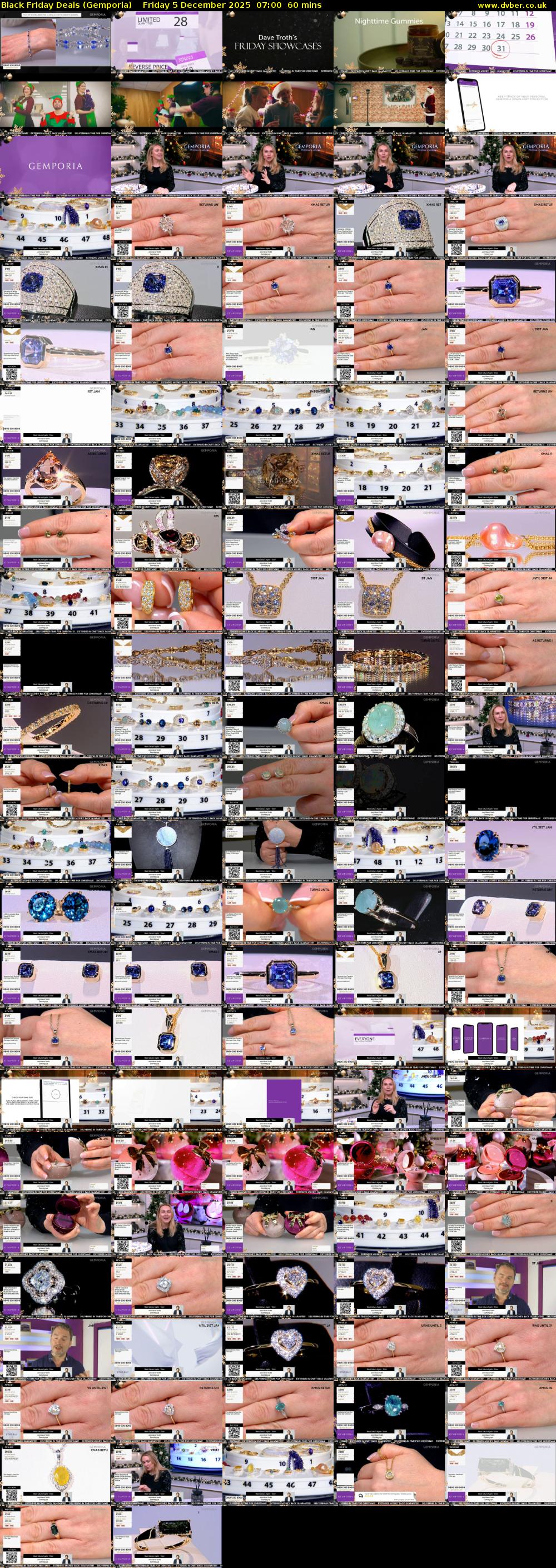 Black Friday Deals (Gemporia) Friday 5 December 2025 07:00 - 08:00