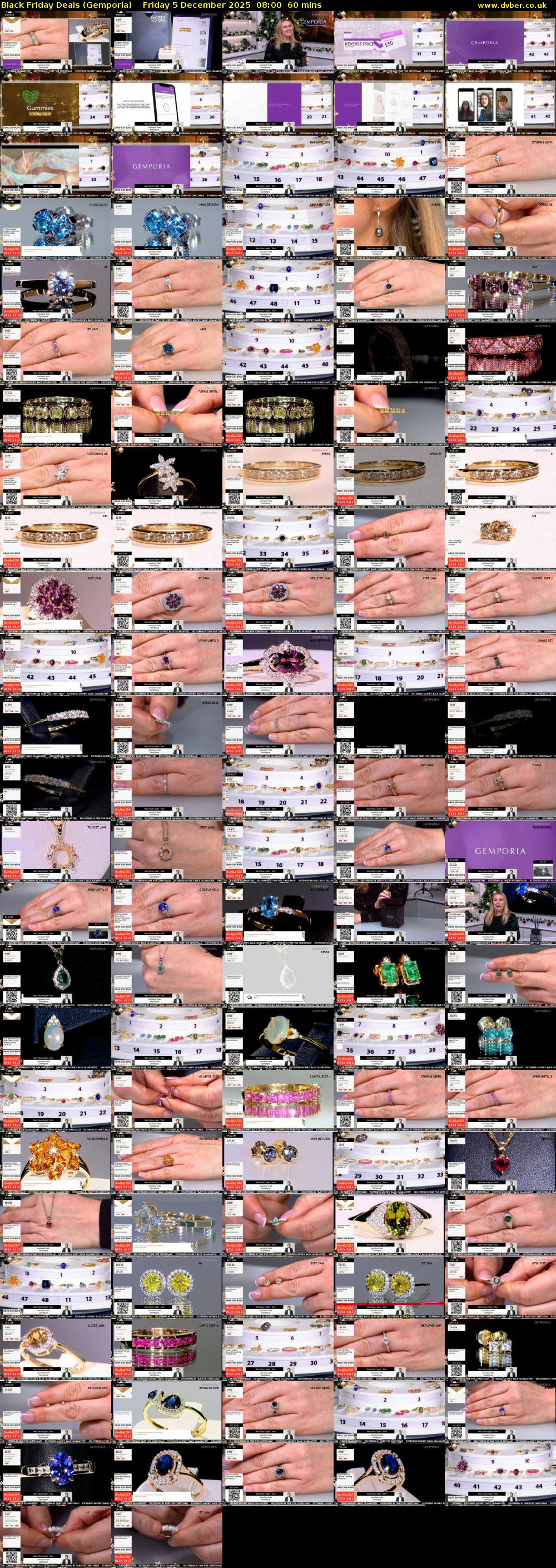 Black Friday Deals (Gemporia) Friday 5 December 2025 08:00 - 09:00