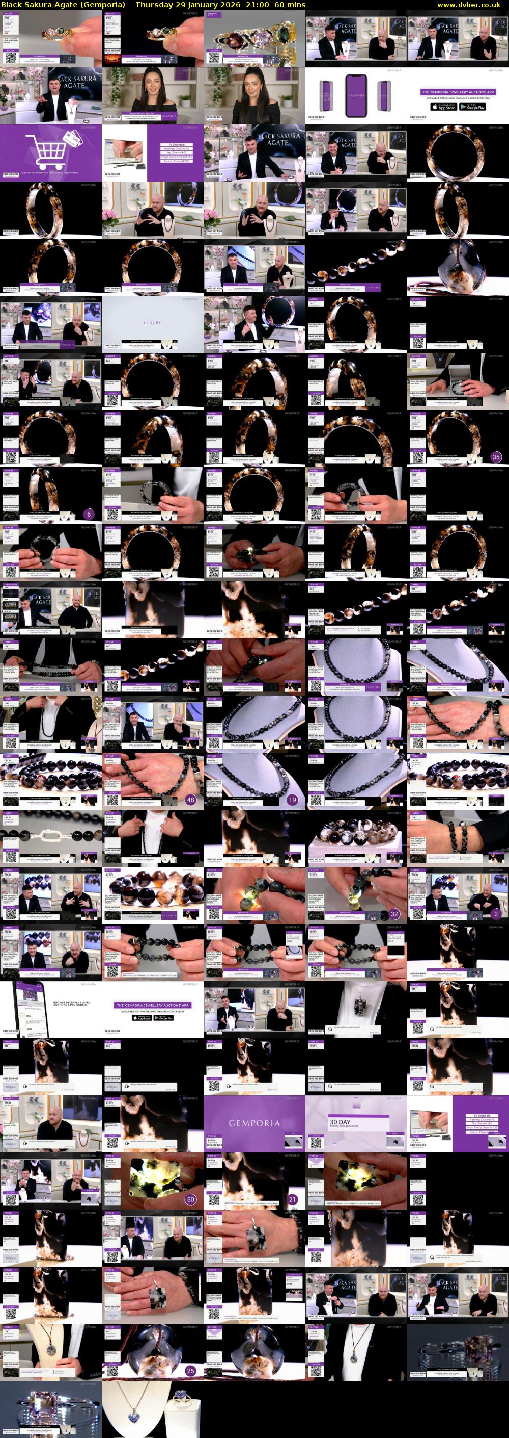 Black Sakura Agate (Gemporia) Thursday 29 January 2026 21:00 - 22:00