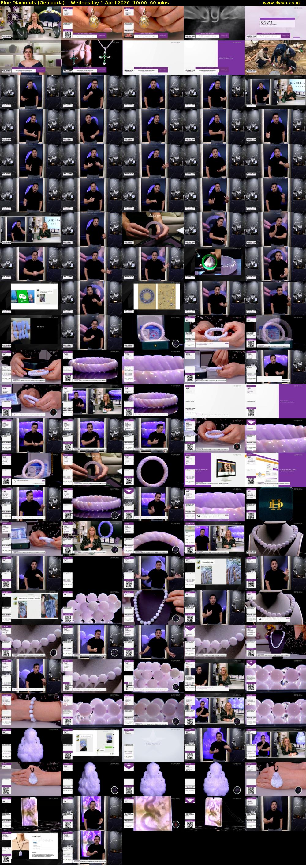 Blue Diamonds (Gemporia) Wednesday 1 April 2026 10:00 - 11:00