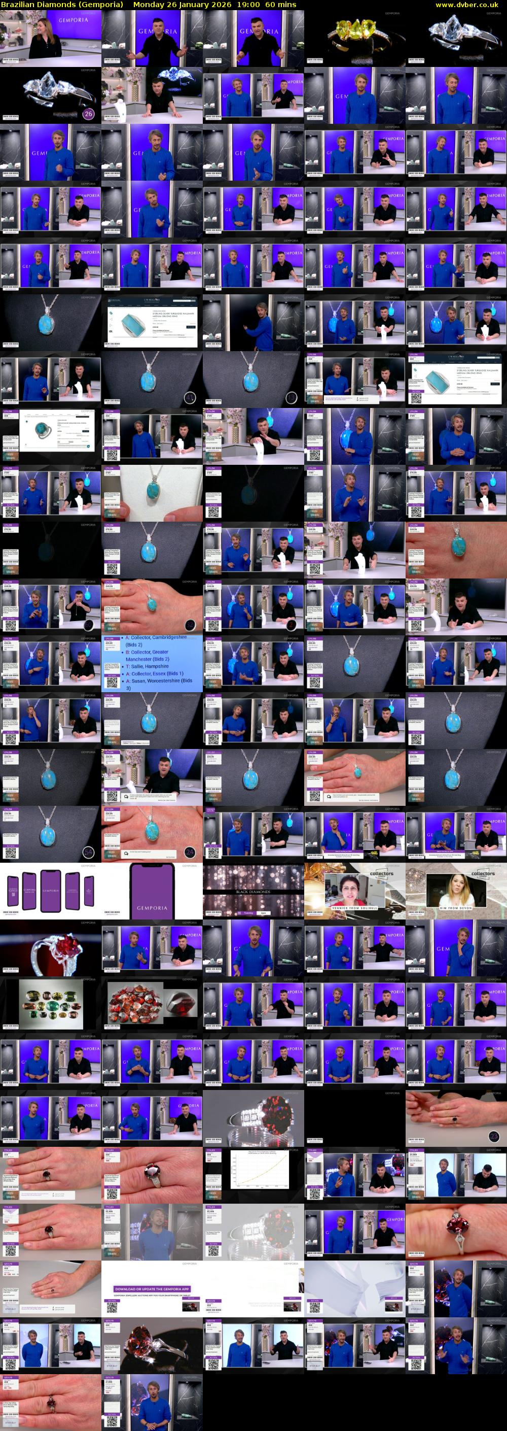 Brazilian Diamonds (Gemporia) Monday 26 January 2026 19:00 - 20:00