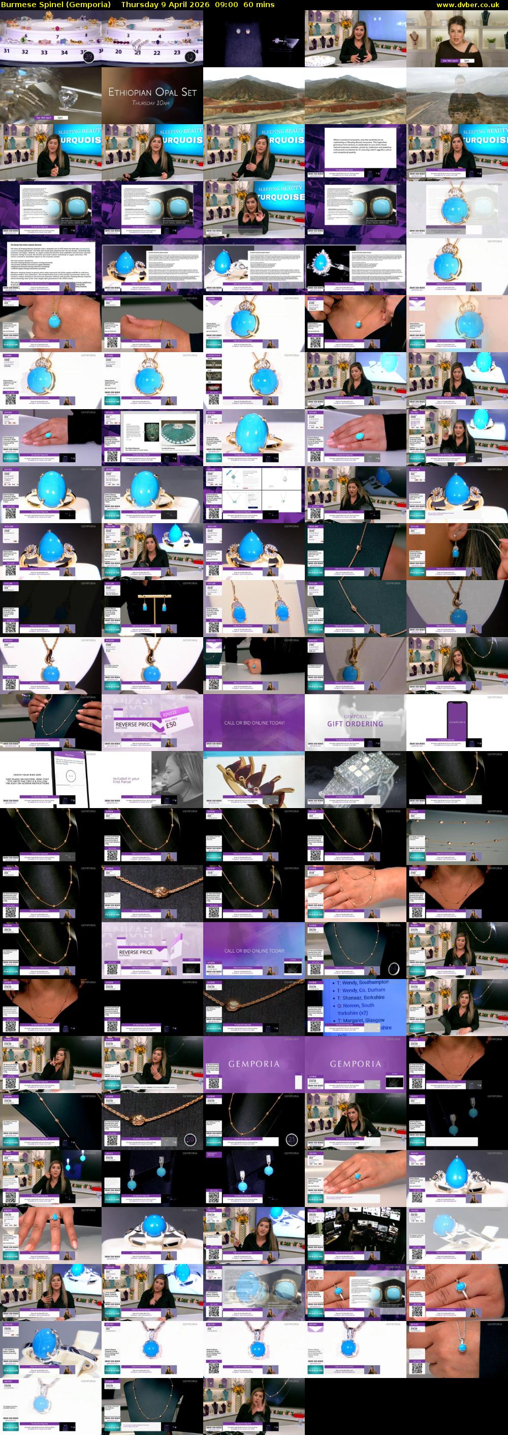 Burmese Spinel (Gemporia) Thursday 9 April 2026 09:00 - 10:00