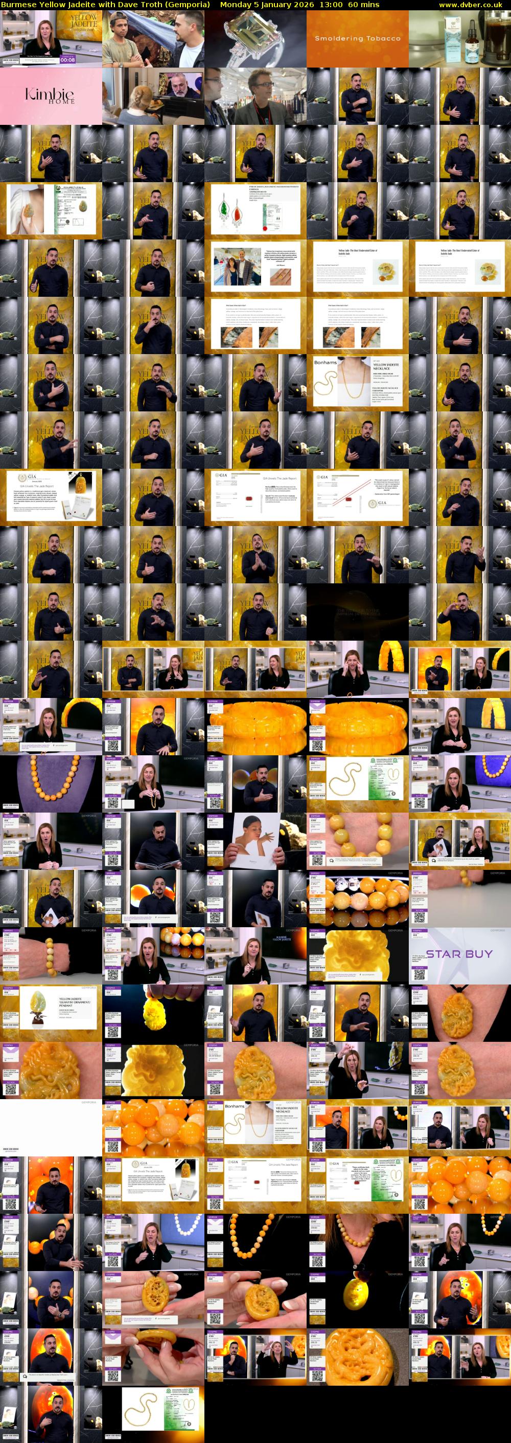 Burmese Yellow Jadeite with Dave Troth (Gemporia) Monday 5 January 2026 13:00 - 14:00