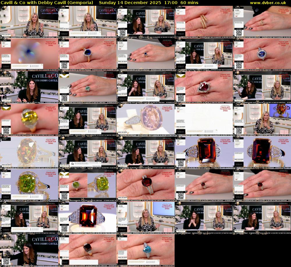 Cavill & Co with Debby Cavill (Gemporia) Sunday 14 December 2025 17:00 - 18:00