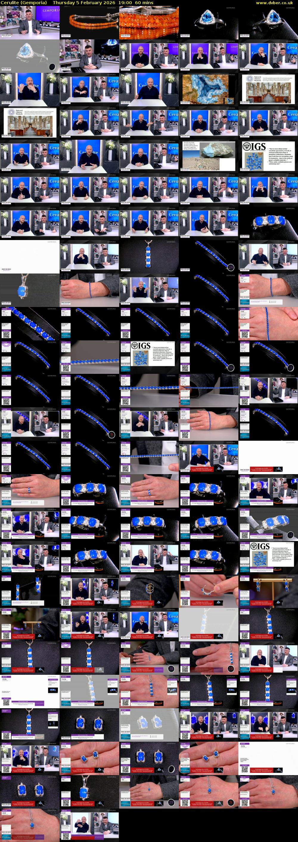 Cerulite (Gemporia) Thursday 5 February 2026 19:00 - 20:00