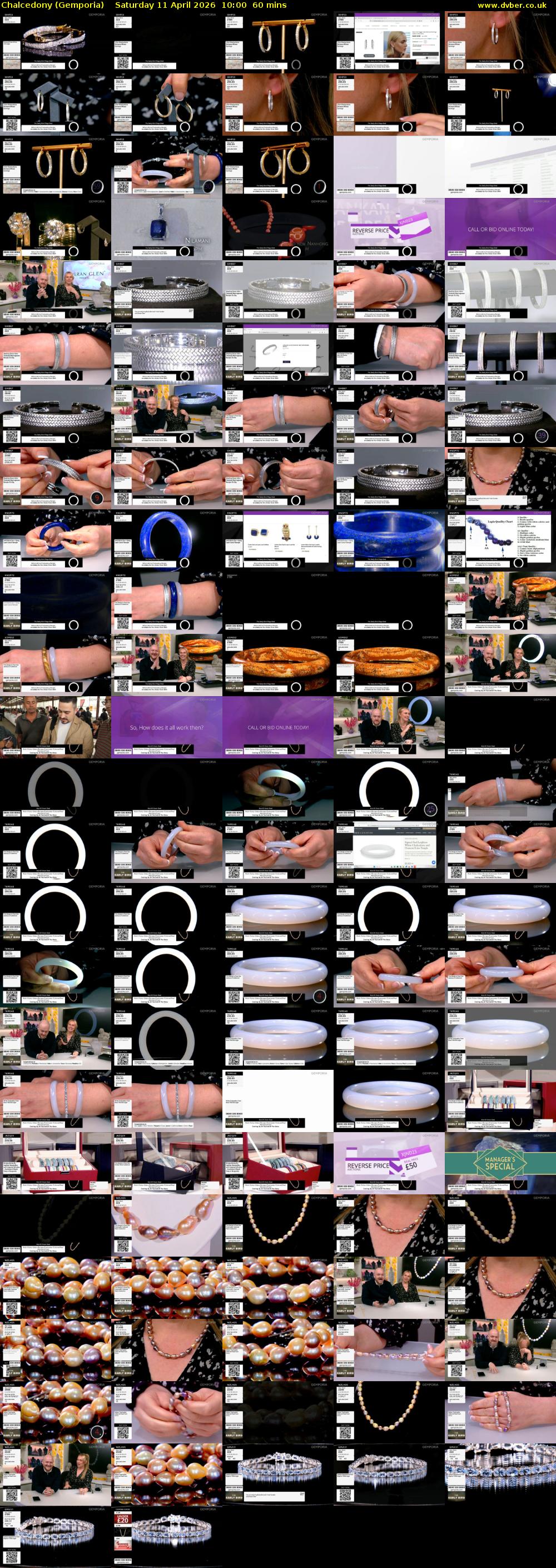 Chalcedony (Gemporia) Saturday 11 April 2026 10:00 - 11:00