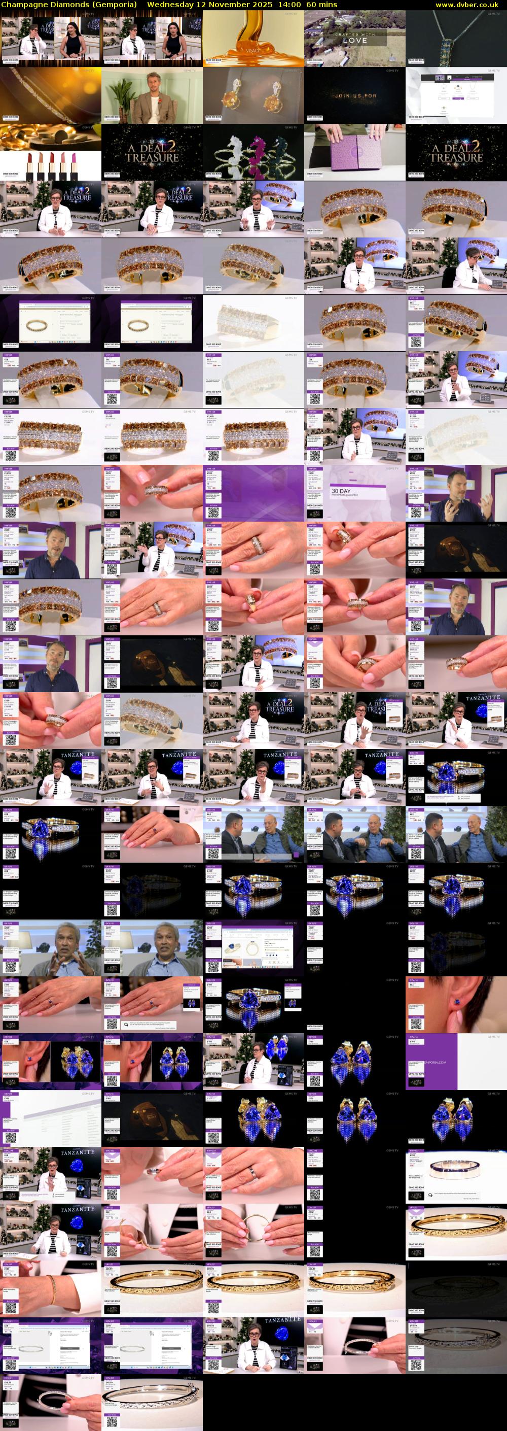 Champagne Diamonds (Gemporia) Wednesday 12 November 2025 14:00 - 15:00