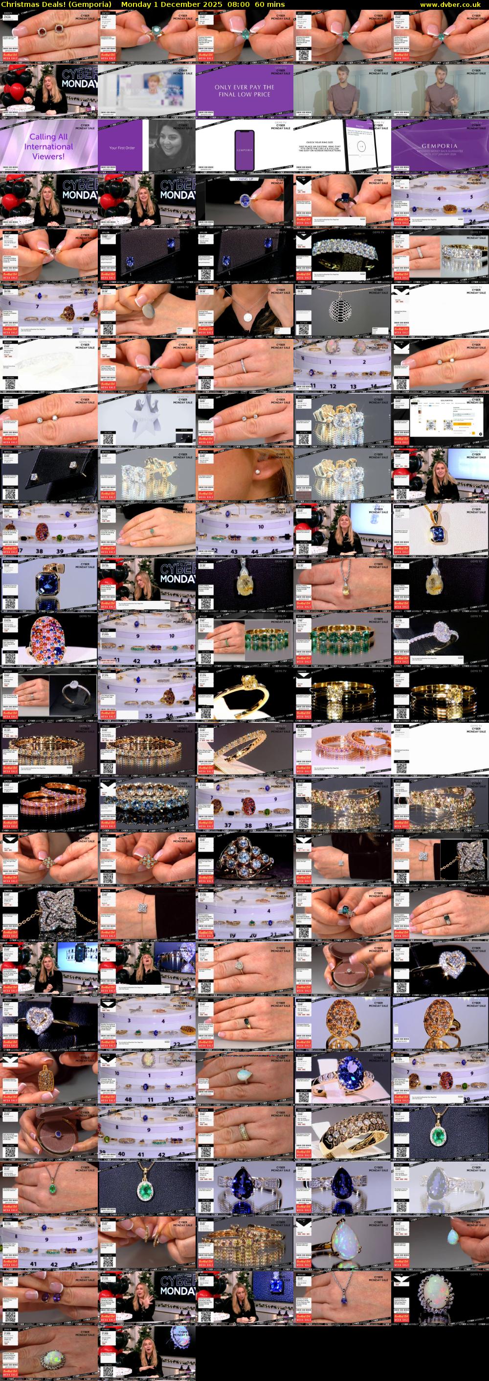 Christmas Deals! (Gemporia) Monday 1 December 2025 08:00 - 09:00