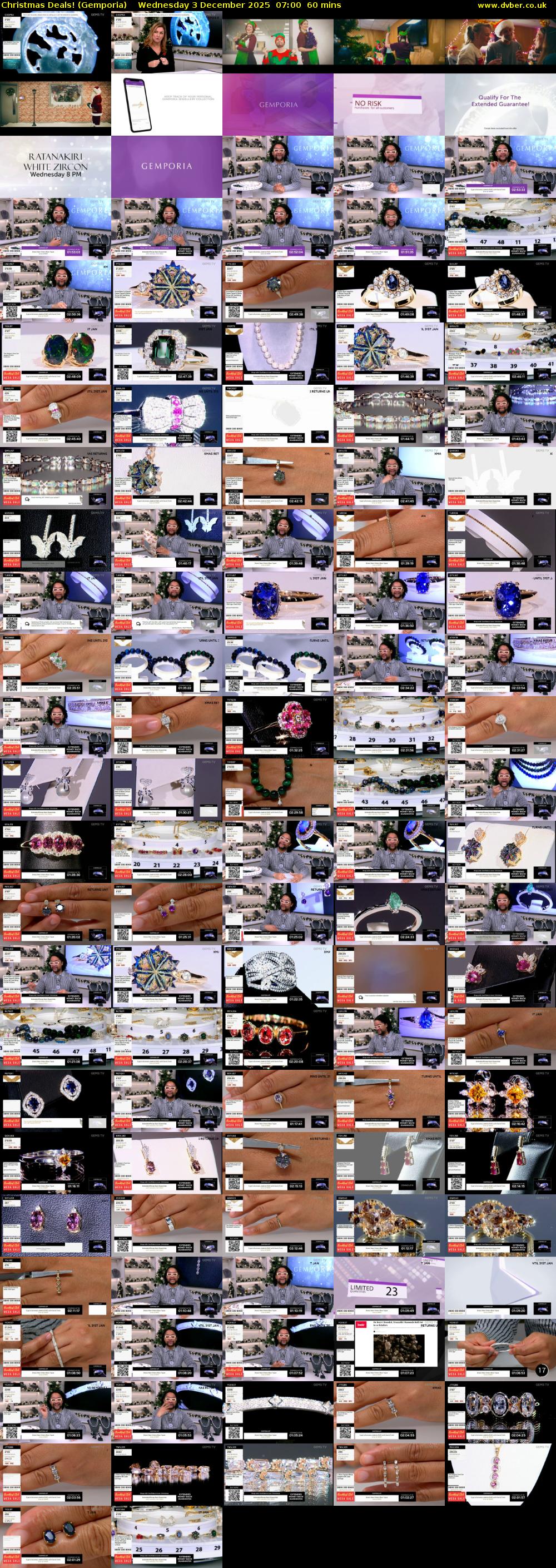 Christmas Deals! (Gemporia) Wednesday 3 December 2025 07:00 - 08:00