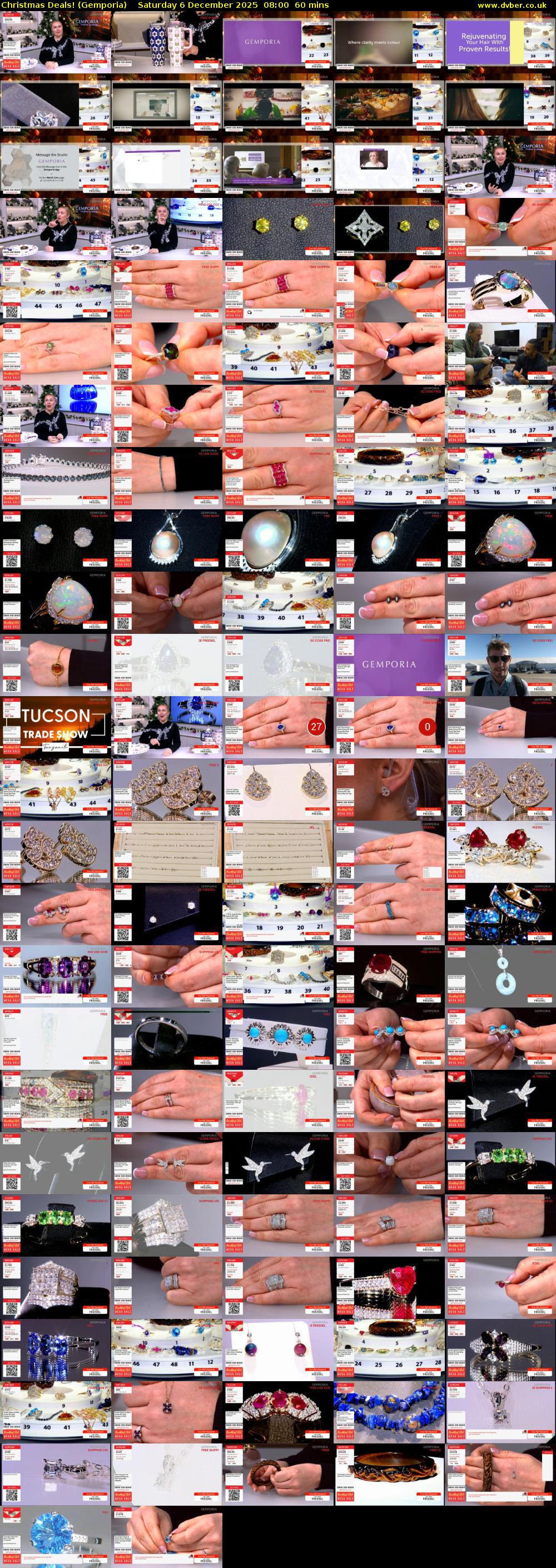 Christmas Deals! (Gemporia) Saturday 6 December 2025 08:00 - 09:00