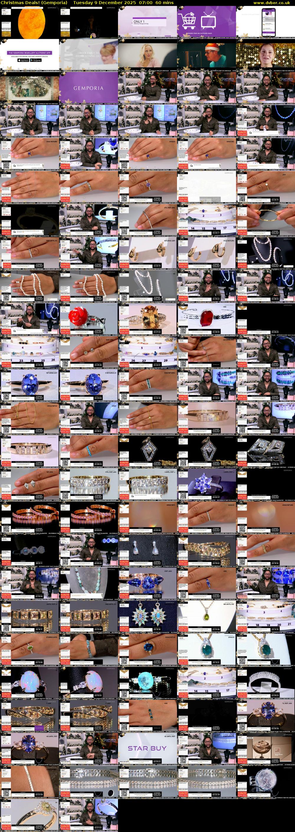 Christmas Deals! (Gemporia) Tuesday 9 December 2025 07:00 - 08:00