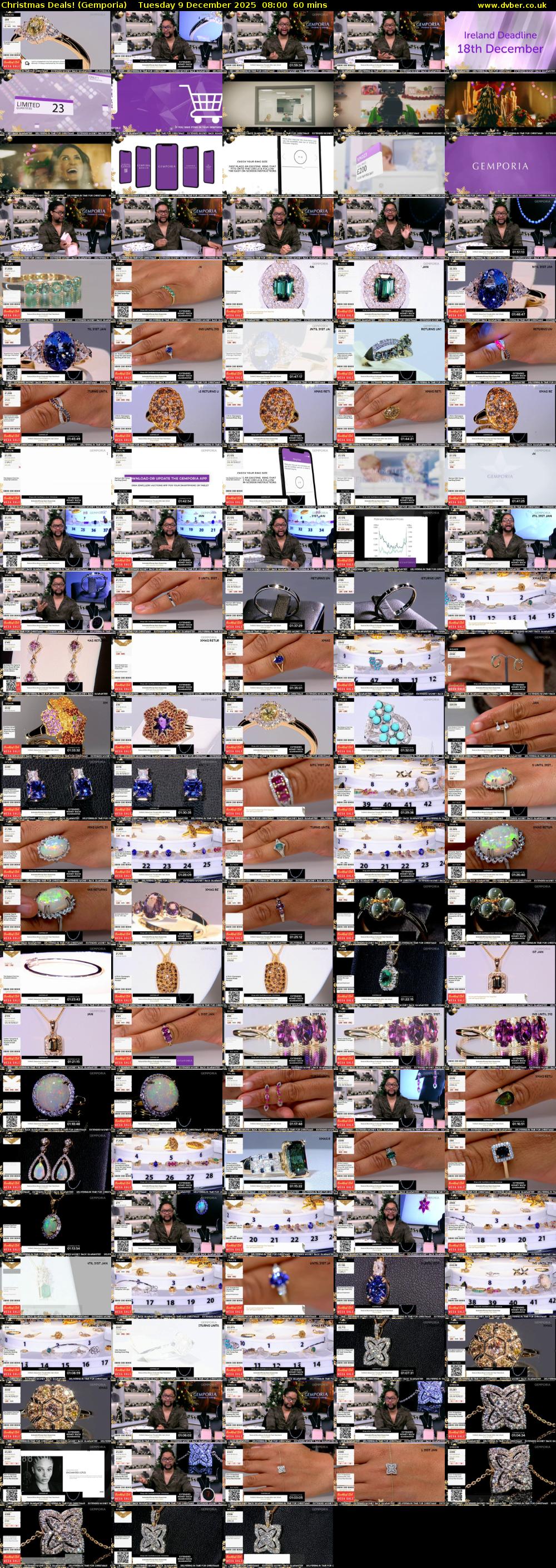 Christmas Deals! (Gemporia) Tuesday 9 December 2025 08:00 - 09:00