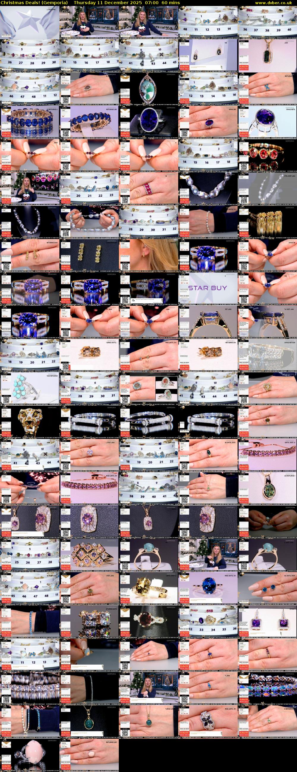 Christmas Deals! (Gemporia) Thursday 11 December 2025 07:00 - 08:00